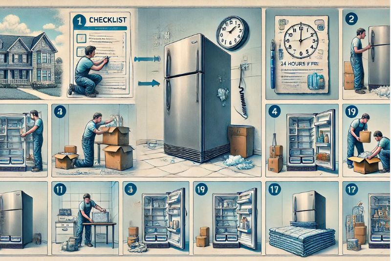 Cuanto tiempo debe estar desconectado un refrigerador para mudanza